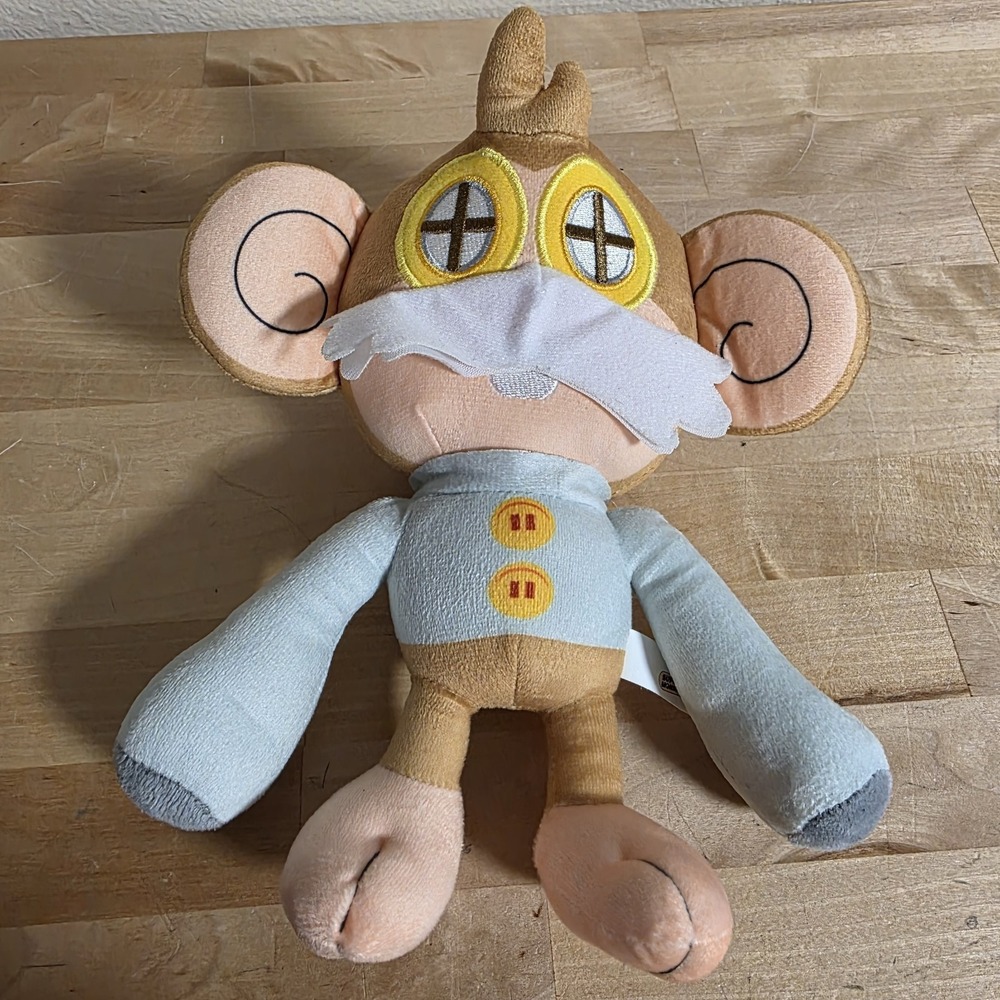 Super Monkey Ball Doctor Plush Stuffed Animal Toy Factory 9" 2024 Sega